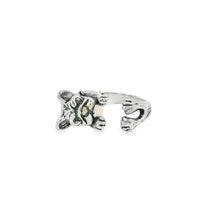 Load image into Gallery viewer, Sterling silver French bulldog ring