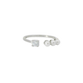 Pearl Sterling Silver adjustable ring
