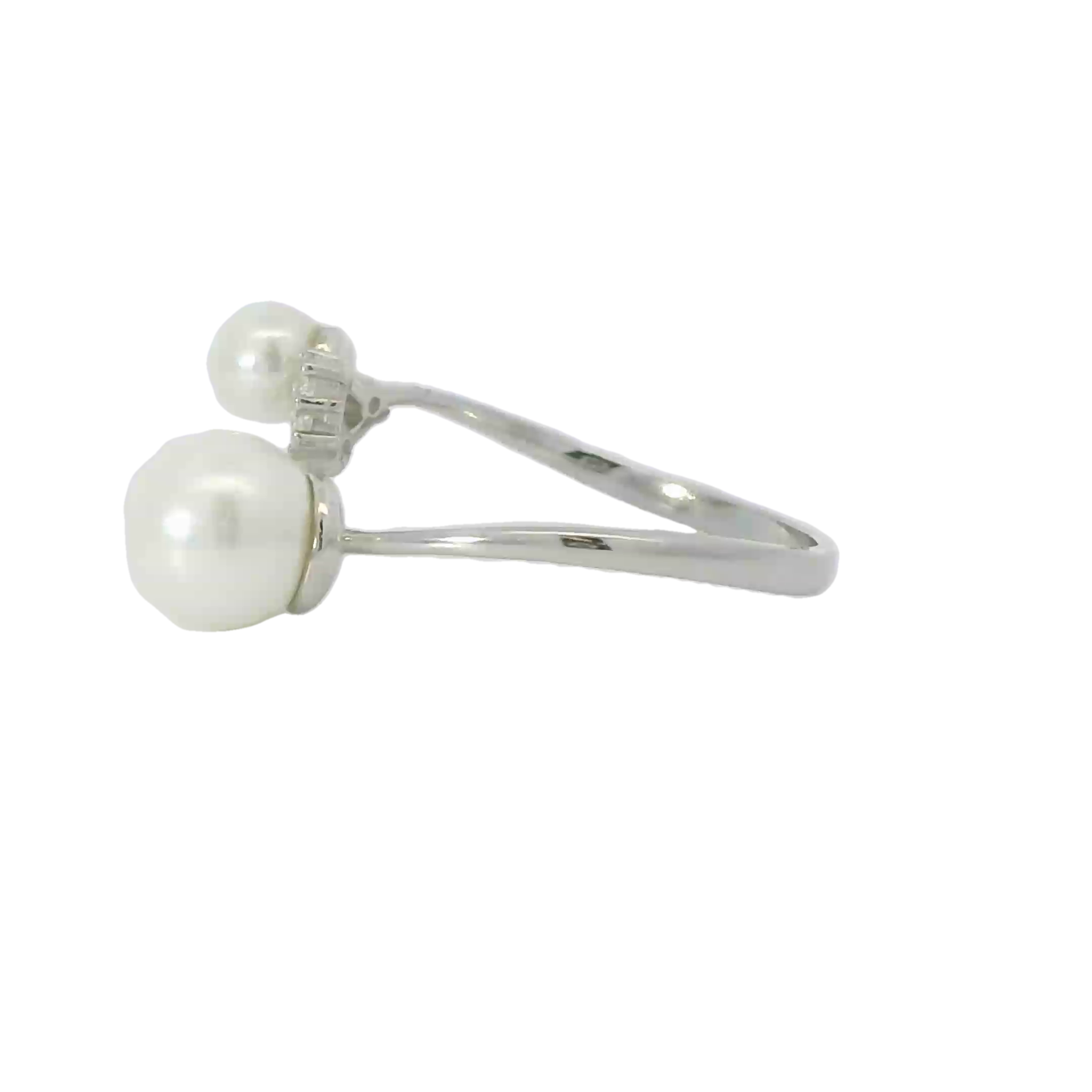 Pearl Sterling Silver adjustable ring