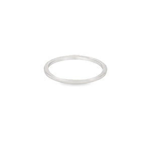 Cubic Zirconia Band Sterling Silver Ring