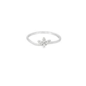 Cubic Zirconia Sterling Silver Ring