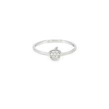 Load image into Gallery viewer, Cubic Zirconia Apple Sterling Silver Ring