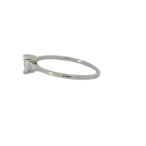 Sterling Silver ring with cubic zirconia (Heart)