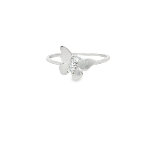 Butterfly Cubic Zirconia Ring