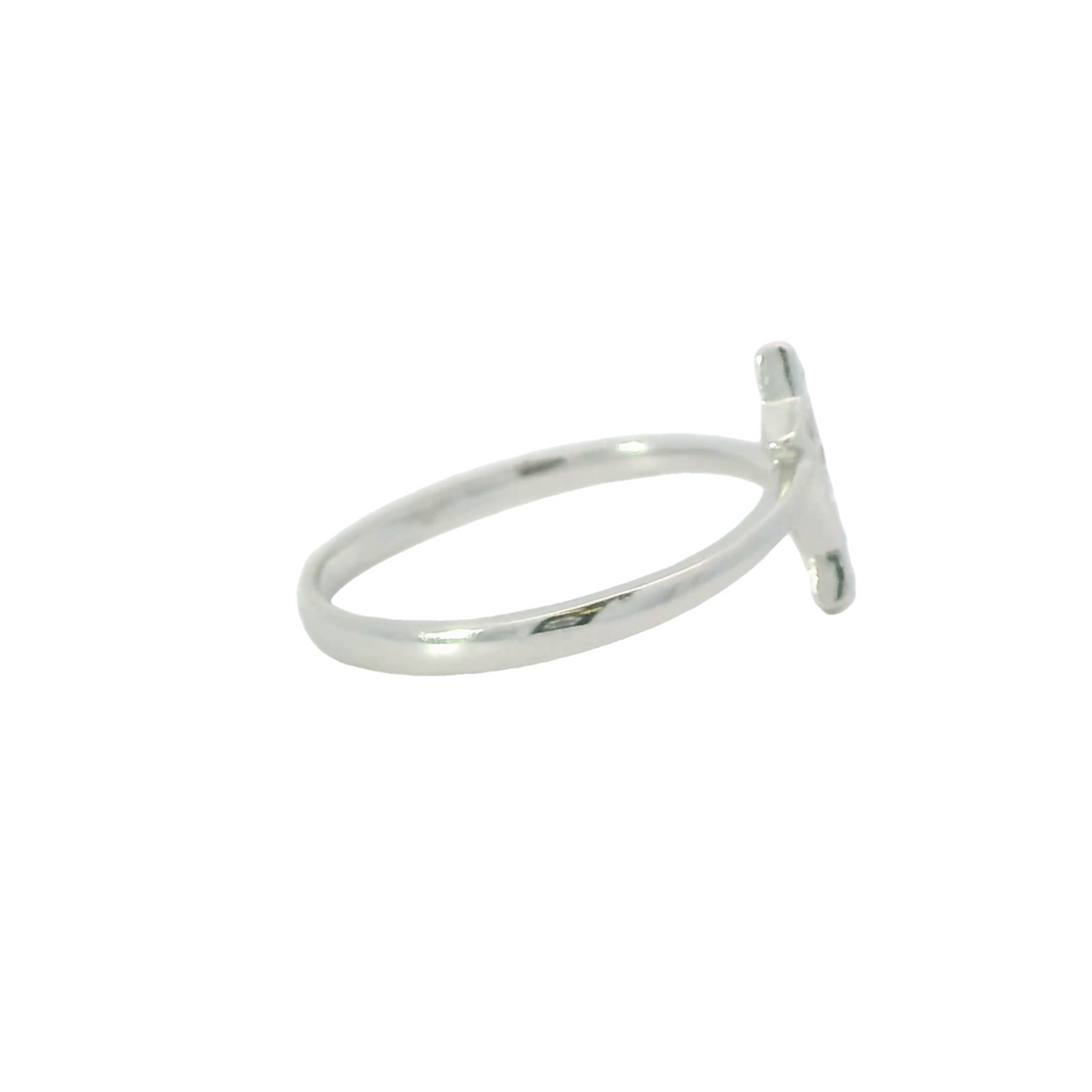 Sterling silver ring with cubic zirconia (Stars)