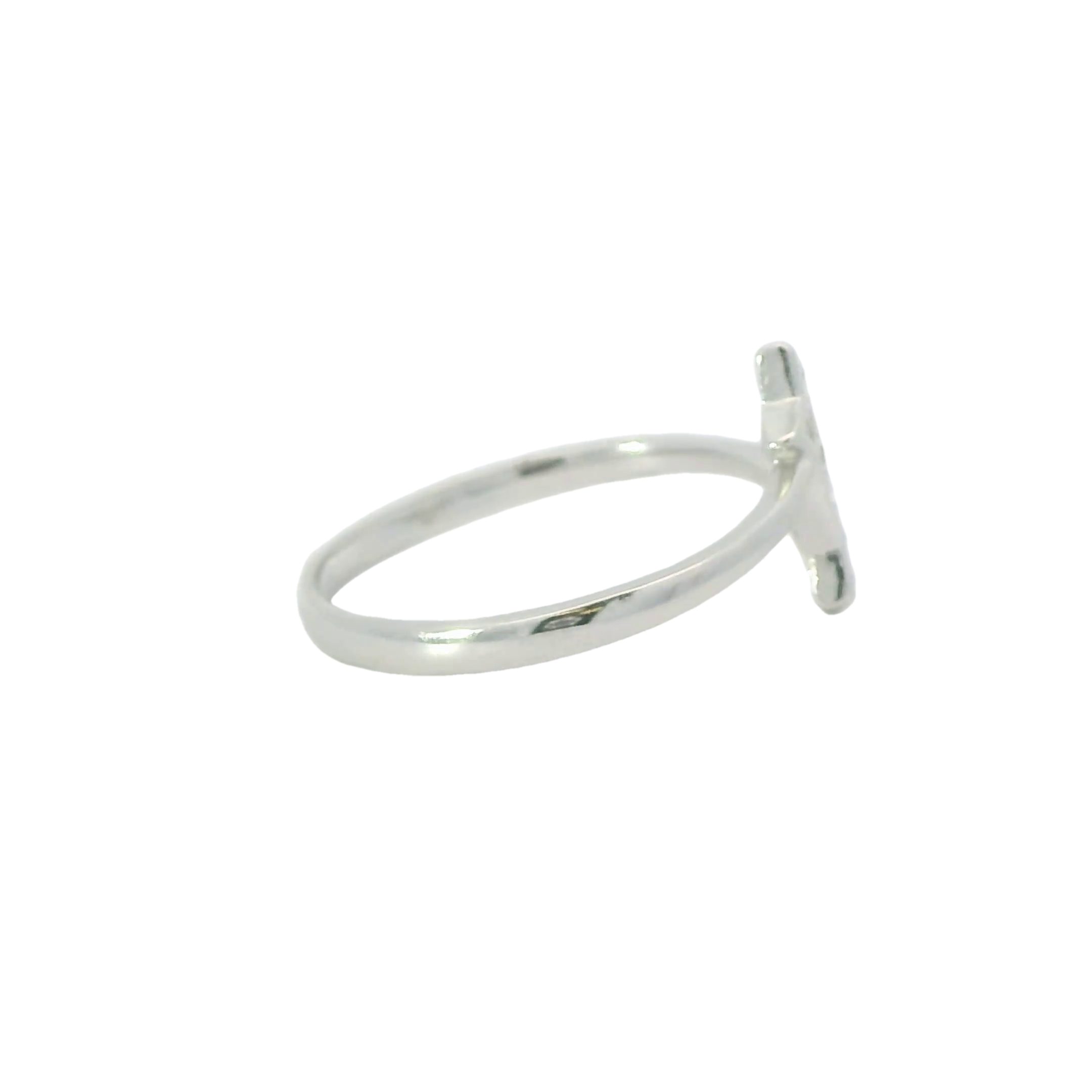 Sterling silver ring with cubic zirconia (Stars)