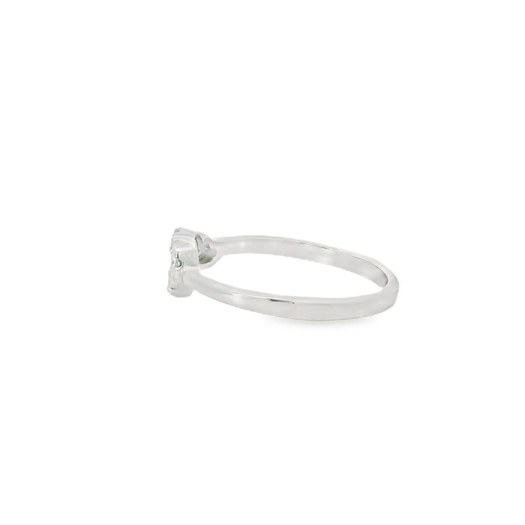 Sterling Silver Cubic Zirconia Heart Ring