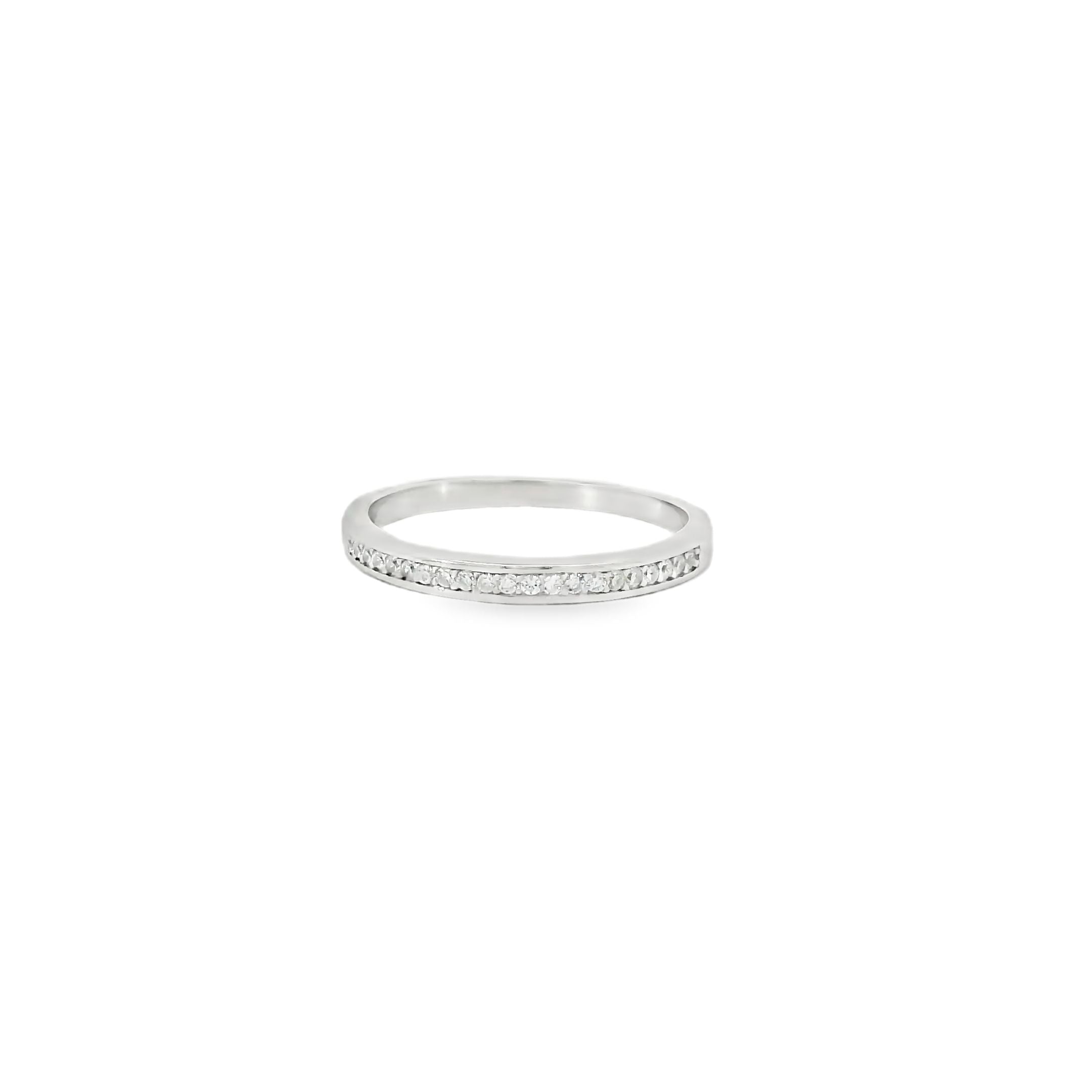 Sterling Silver Cubic Zirconia Ring