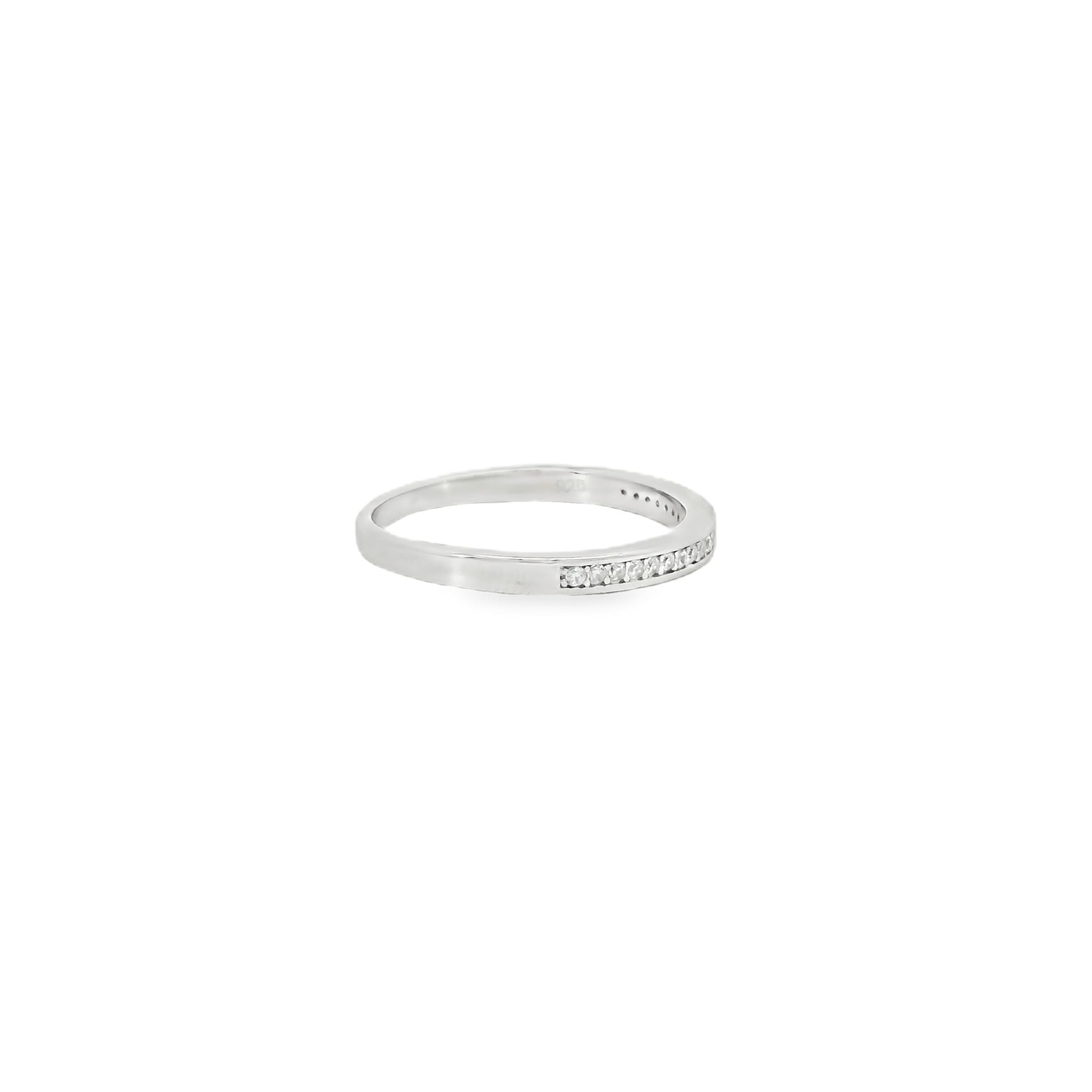 Sterling Silver Cubic Zirconia Ring