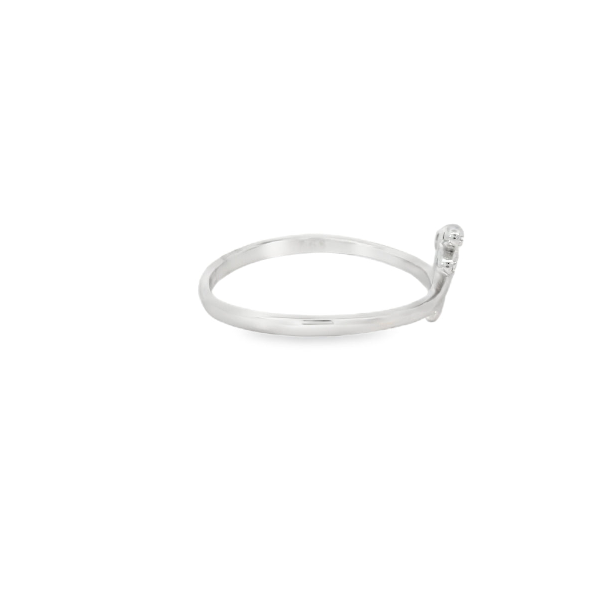 Dragonfly Cubic Zirconia Sterling Silver Ring