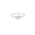 Bee Cubic Zirconia Sterling Silver Ring