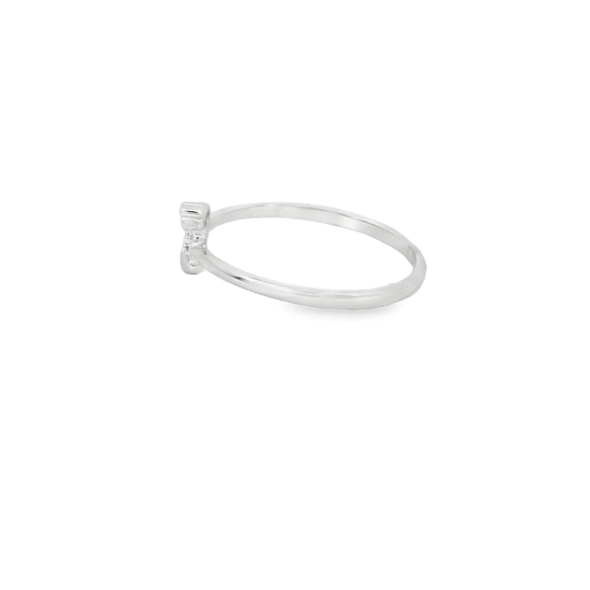Bee Cubic Zirconia Sterling Silver Ring
