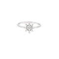 Cubic Zirconia Sun Sterling Silver Ring