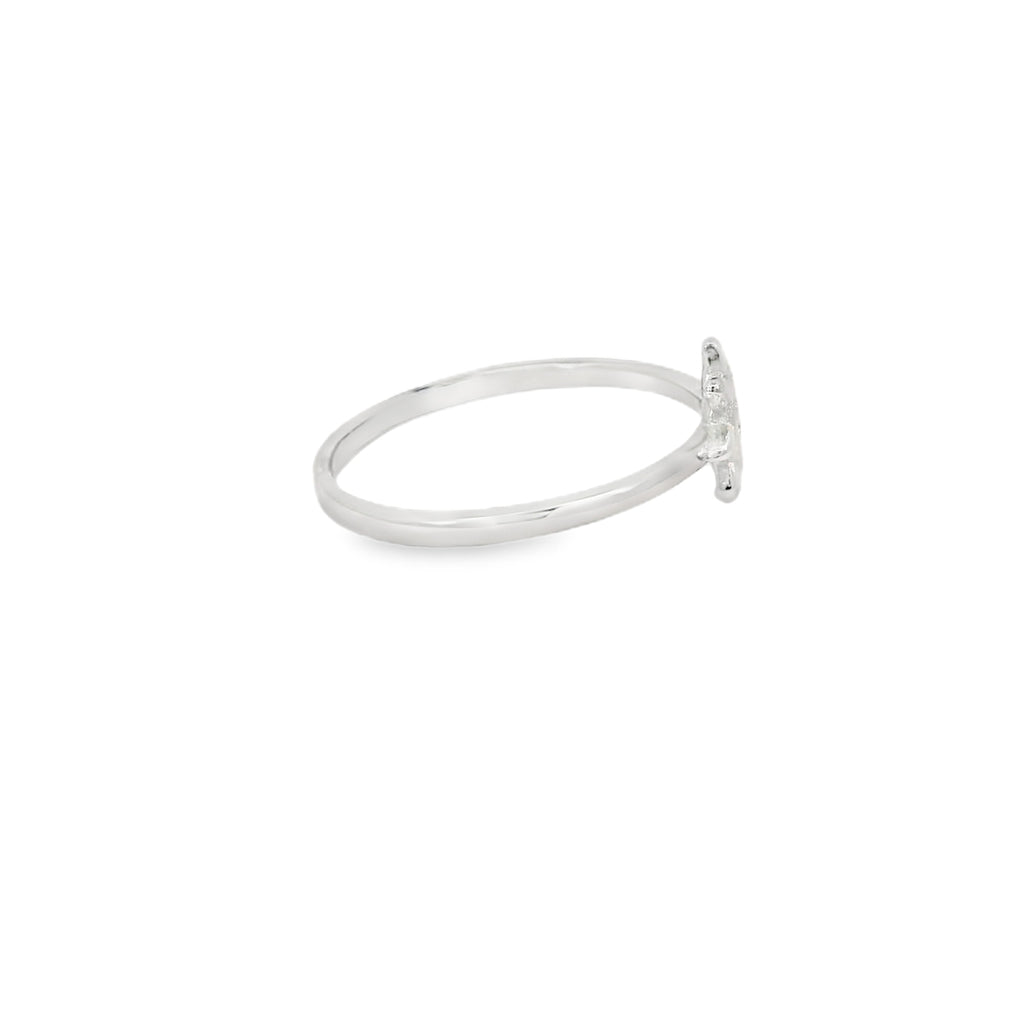 Cubic Zirconia Sun Sterling Silver Ring