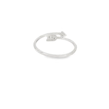 Load image into Gallery viewer, Cubic Zirconia Arrow Sterling Silver Ring