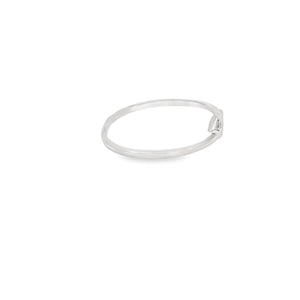 Cubic Zirconia Arrow Sterling Silver Ring