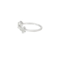 Load image into Gallery viewer, Cubic Zirconia Butterfly Sterling Silver Ring Adjustable