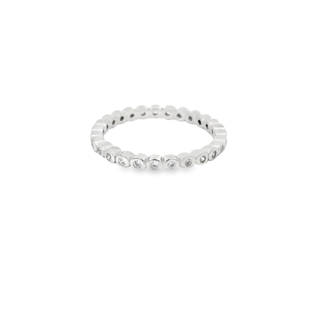 Cubic Zirconia Sterling Silver Ring
