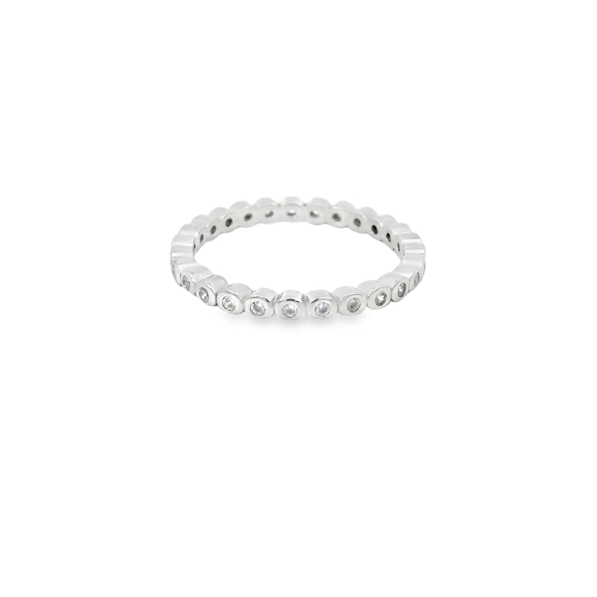 Cubic Zirconia Sterling Silver Ring