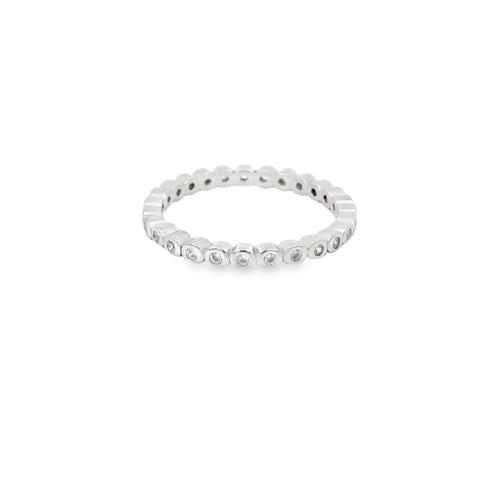 Cubic Zirconia Sterling Silver Ring