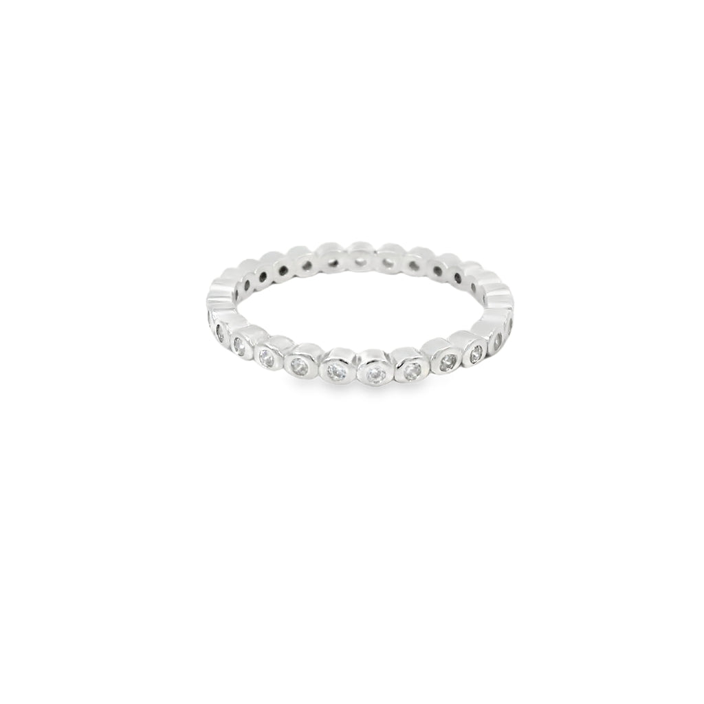 Cubic Zirconia Sterling Silver Ring