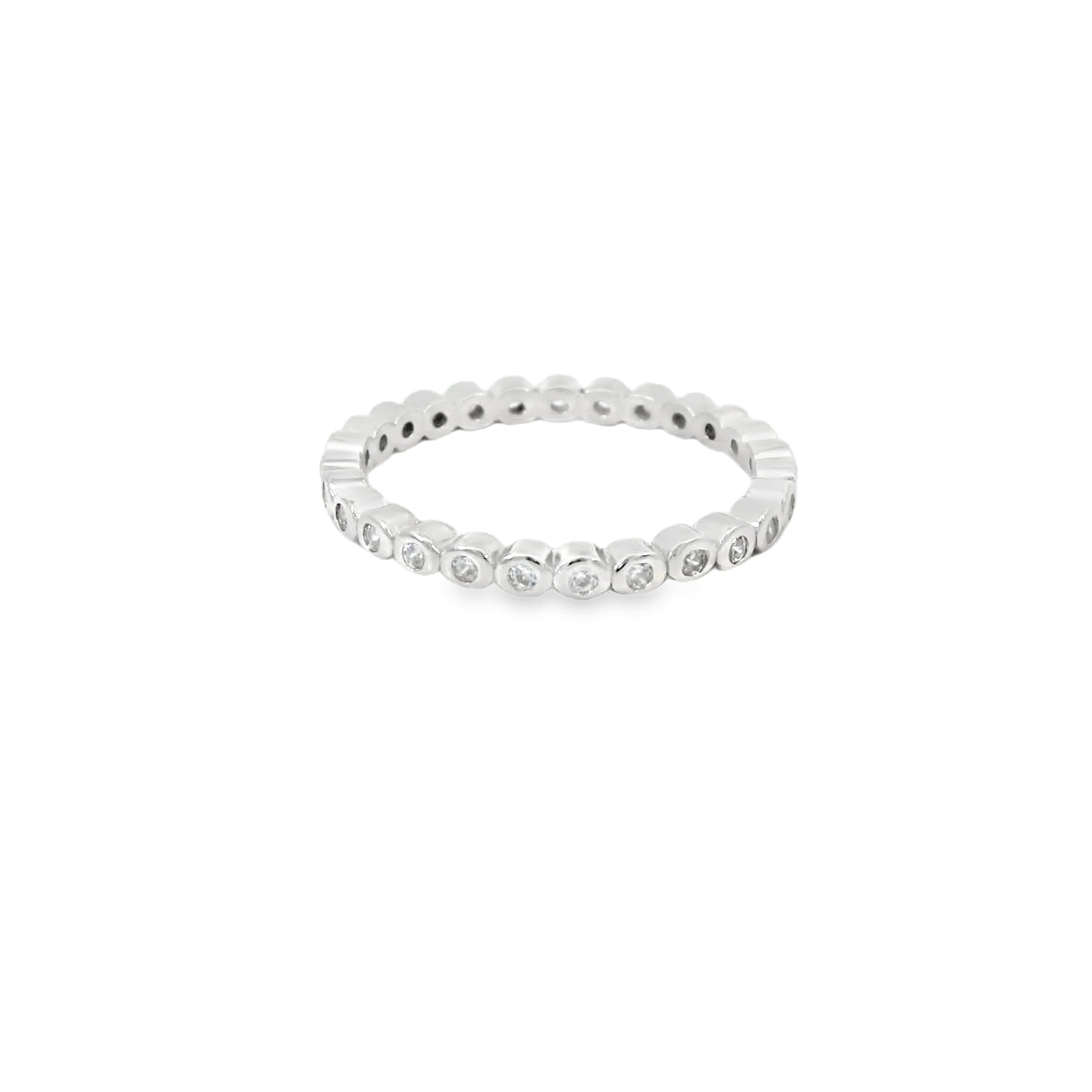 Cubic Zirconia Sterling Silver Ring