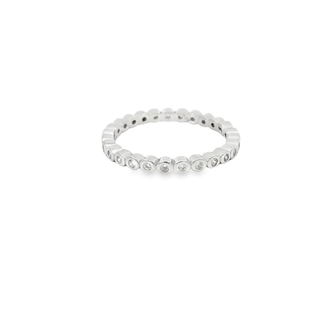 Cubic Zirconia Sterling Silver Ring