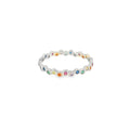 Multi-Color Cubic Zirconia Sterling Silver Ring