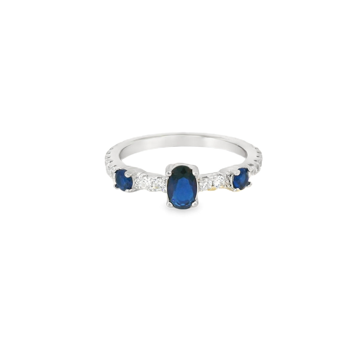 0104902008 Sapphire Cubic Zirconia Ring
