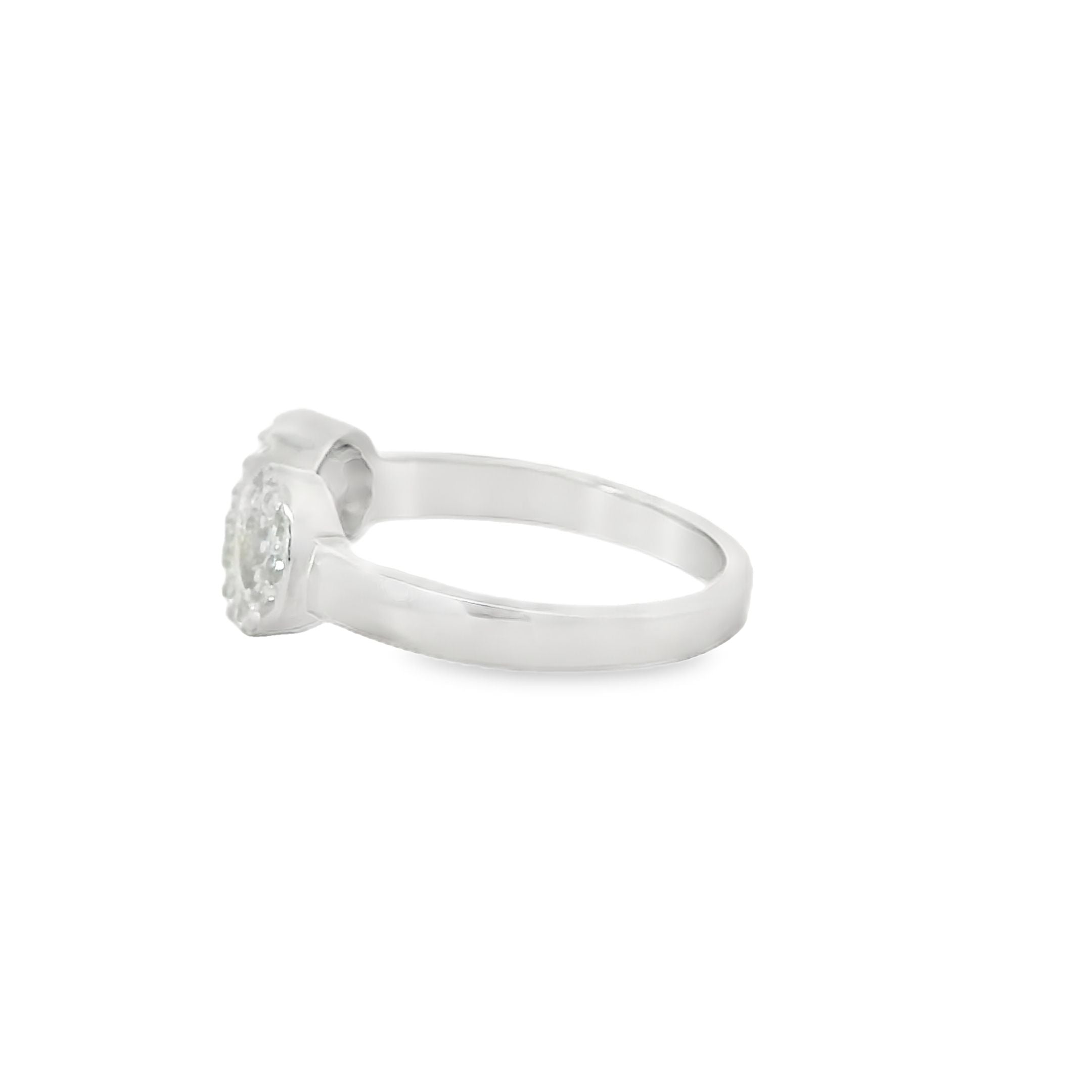 Sterling Silver Cubic Zirconia Infinity Ring