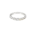 Cubic Zirconia Sterling Silver Band ring