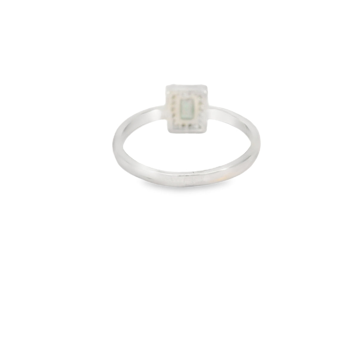 Mystic Topaz Cubic Zirconia Sterling Silver Ring