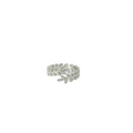 WHITE CUBIC ZIRCONIA STERLING SILVER RING
