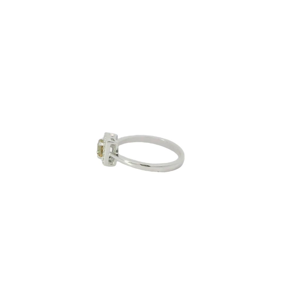 Zultanite Cubic Zirconia Sterling Silver Ring (Princess)