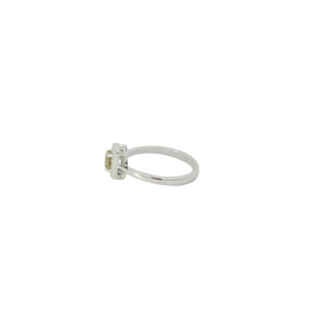 ZULTANITE RING, CUBIC ZIRCONIA STERLING SILVER, THE COLOR OF THE STONE CHANGES WITH DIFFERENT LIGHTING (PRINCESS SHAPE)