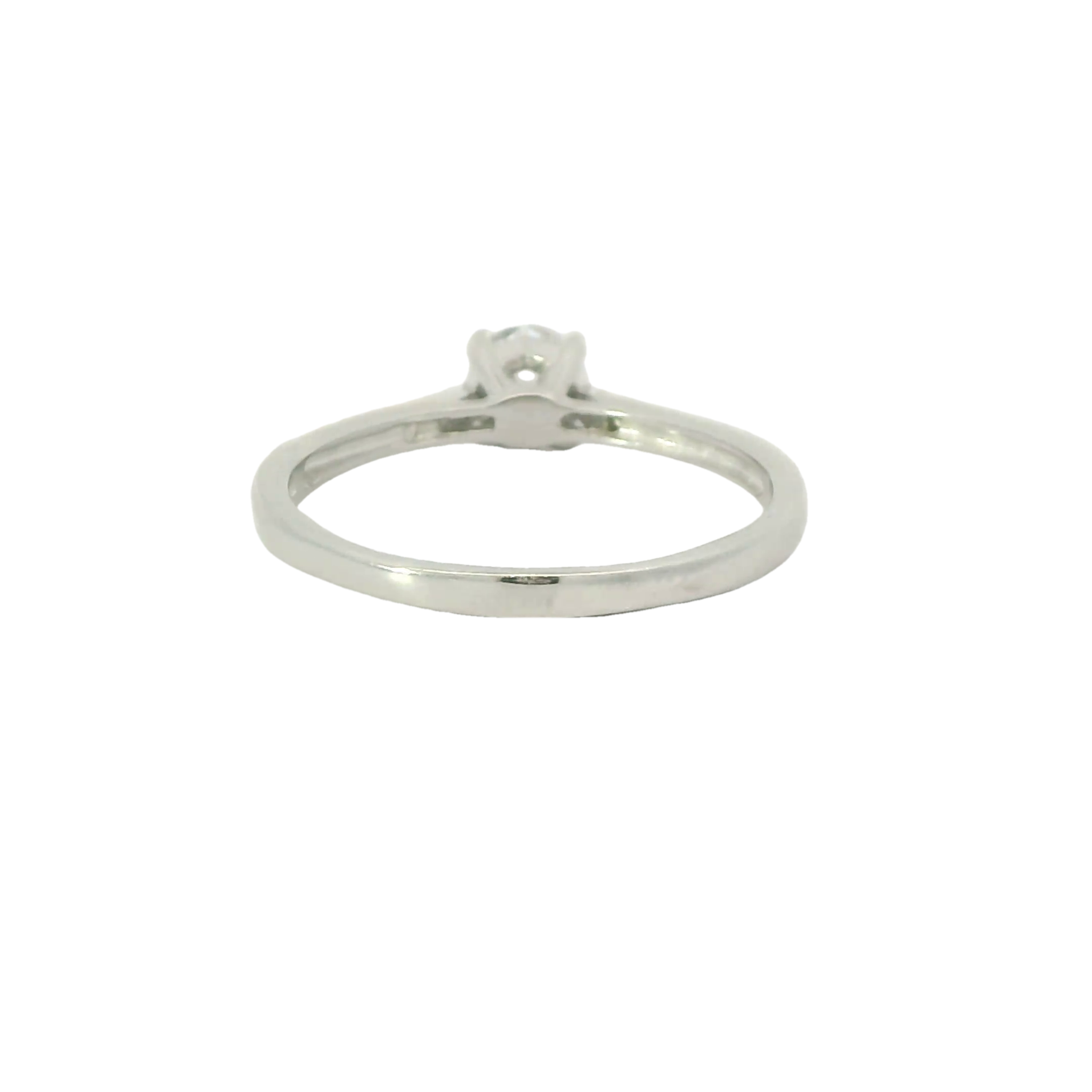 Sterling silver ring with cubic zirconia (Engagement)