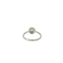 Load image into Gallery viewer, ZULTANITE RING, CUBIC ZIRCONIA STERLING SILVER, THE COLOR OF THE STONE CHANGES WITH DIFFERENT LIGHTING (ROUND SHAPE)