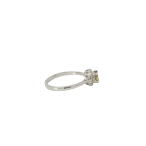 ZULTANITE RING, CUBIC ZIRCONIA STERLING SILVER, THE COLOR OF THE STONE CHANGES WITH DIFFERENT LIGHTING (ROUND SHAPE)