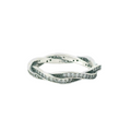 Sterling silver ring with cubic zirconia