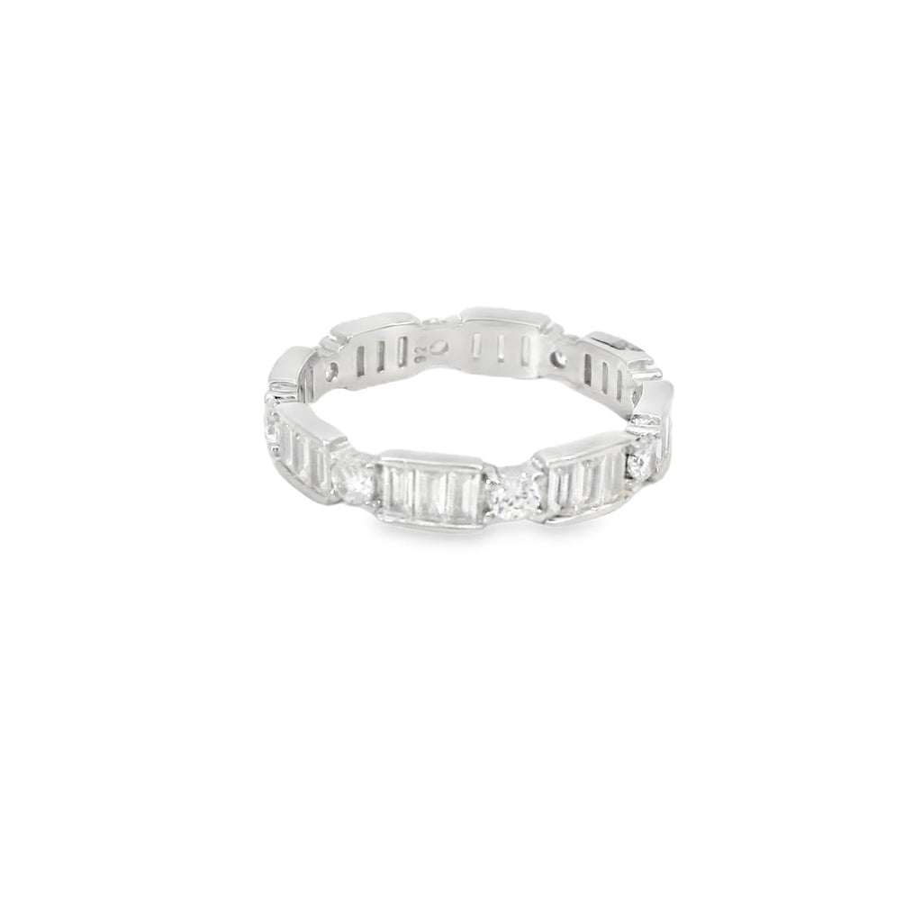 Cubic Zirconia Baguette Ring