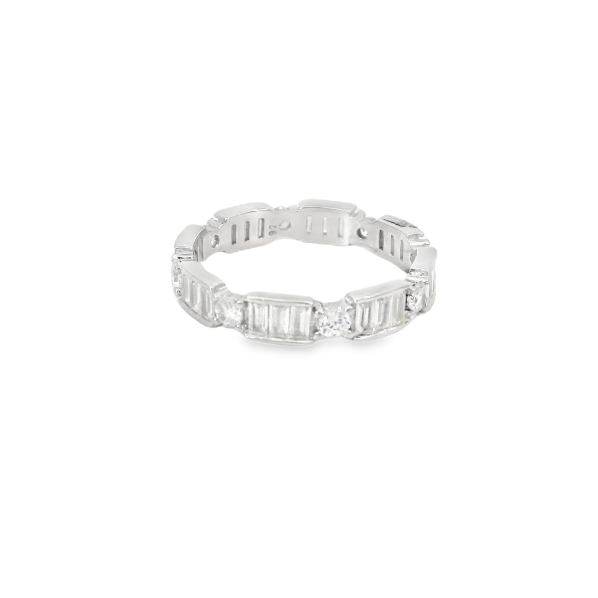 Cubic Zirconia Baguette Ring