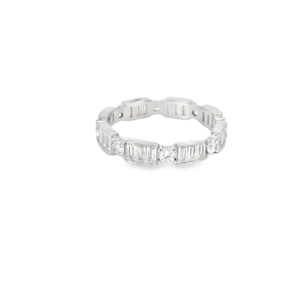 Cubic Zirconia Baguette Ring