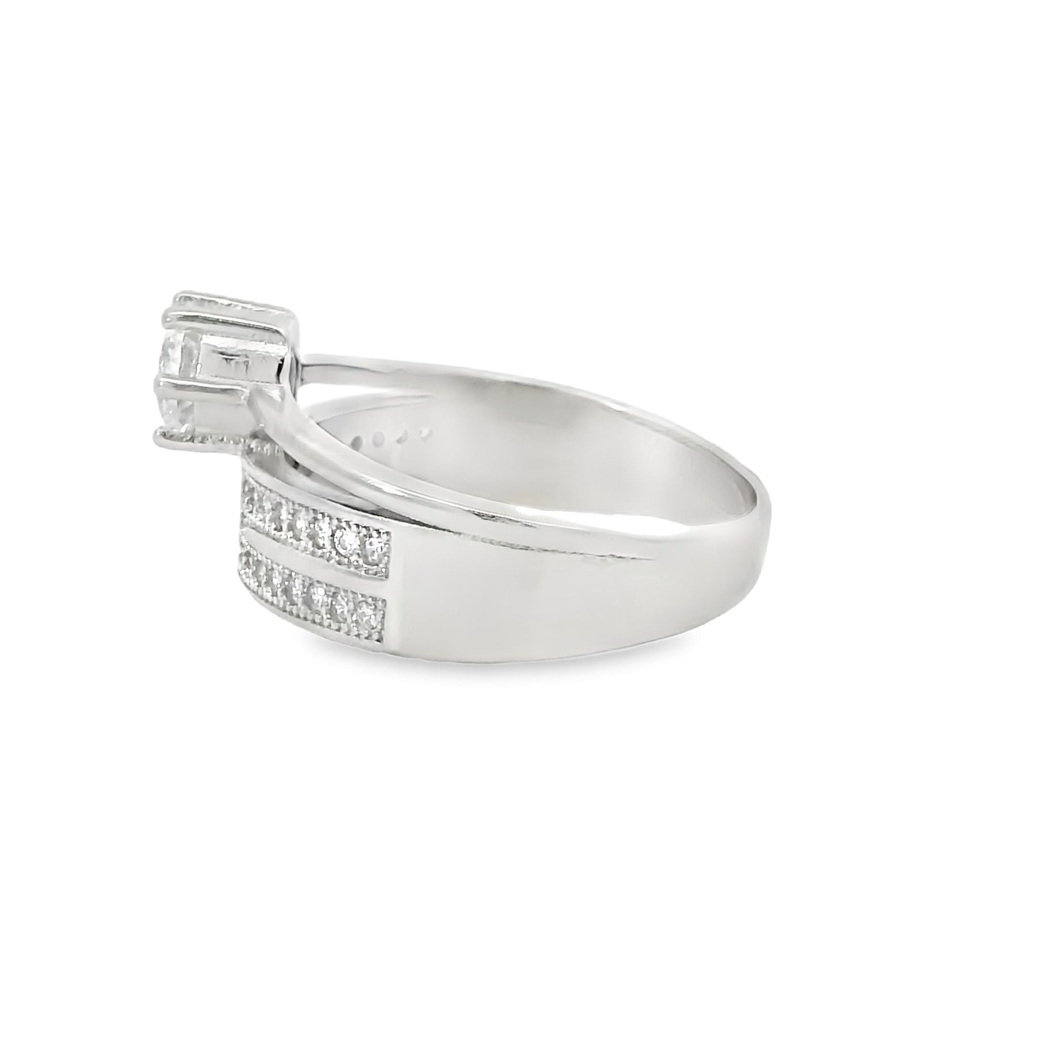 Sterling Silver Cubic Zirconia Ring