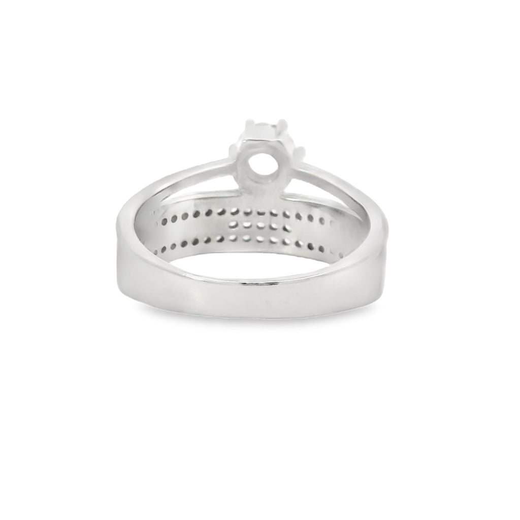 Sterling Silver Cubic Zirconia Ring