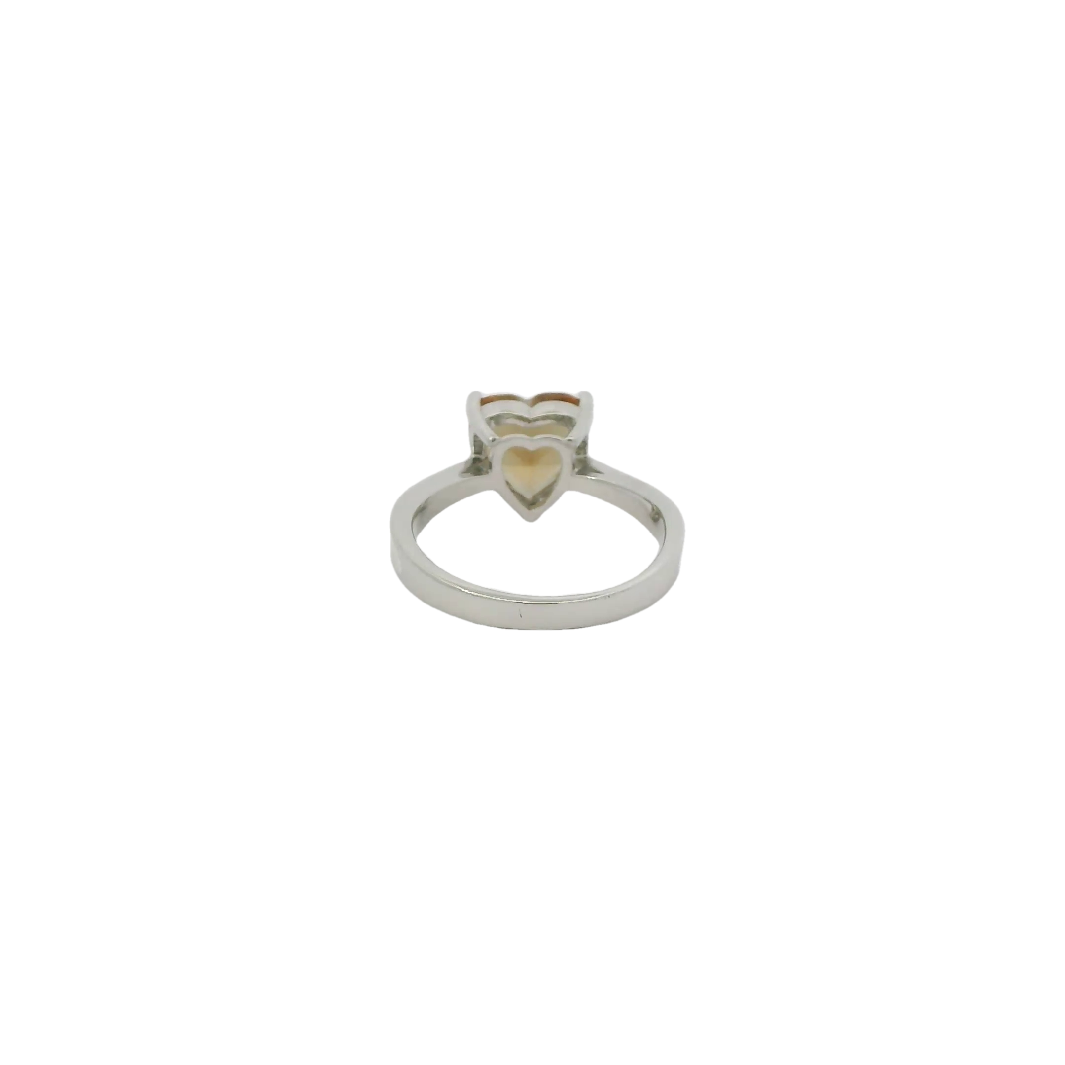 ZULTANITE RING, CUBIC ZIRCONIA STERLING SILVER , THE COLOR OF THE STONE CHANGES WITH DIFFERENT LIGHTING (HEART SHAPE)