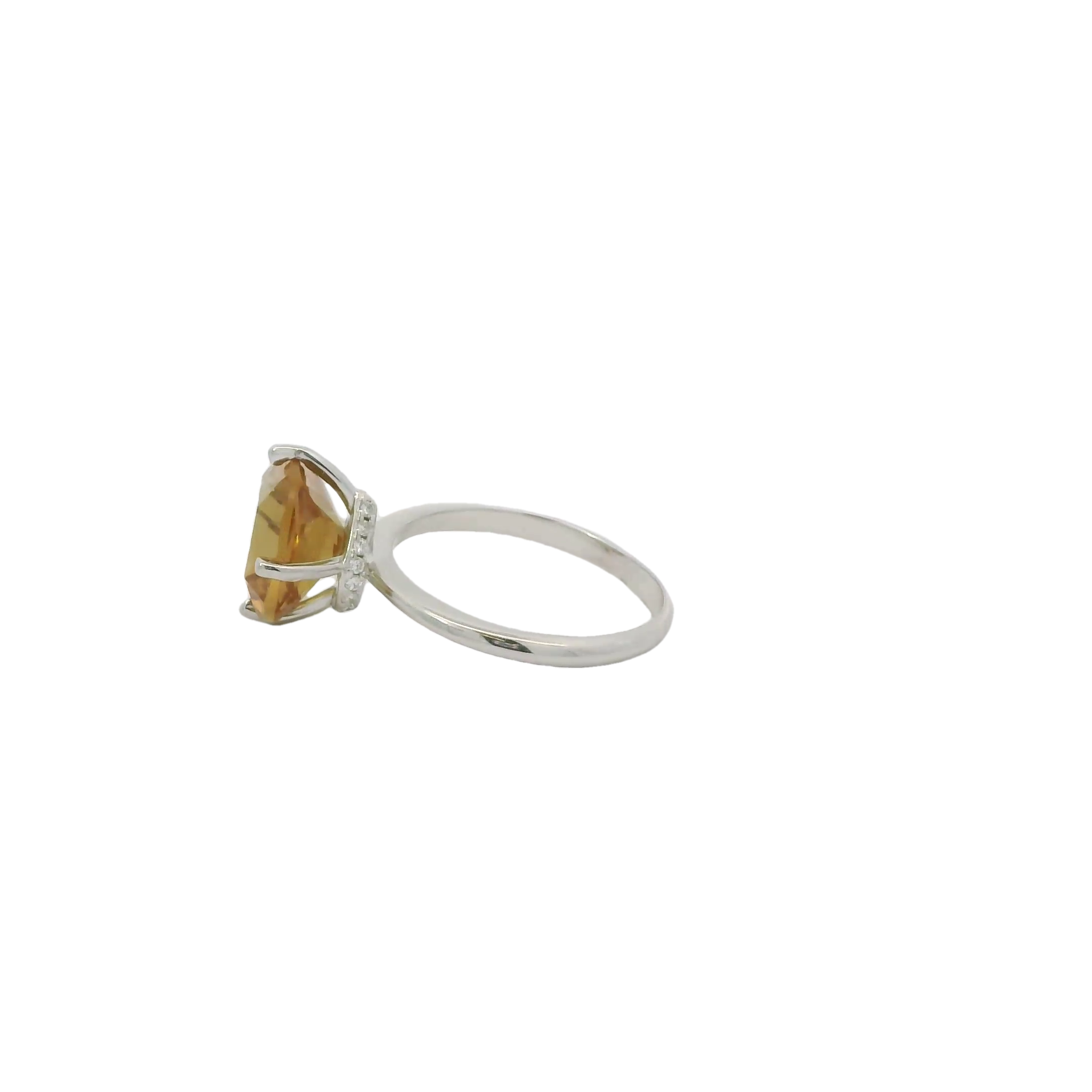 ZULTANITE COLOR CHANGING CZ RING, STERLING SILVER, (CUSHION SHAPE)