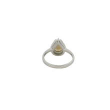 Load image into Gallery viewer, ZULTANITE RING, CUBIC ZIRCONIA STERLING SILVER , THE COLOR OF THE STONE CHANGES WITH DIFFERENT LIGHTING (PEAR SHAPE)