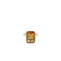 ZULTANITE COLOR CHANGING CZ RING, STERLING SILVER (EMERALD SHAPE)