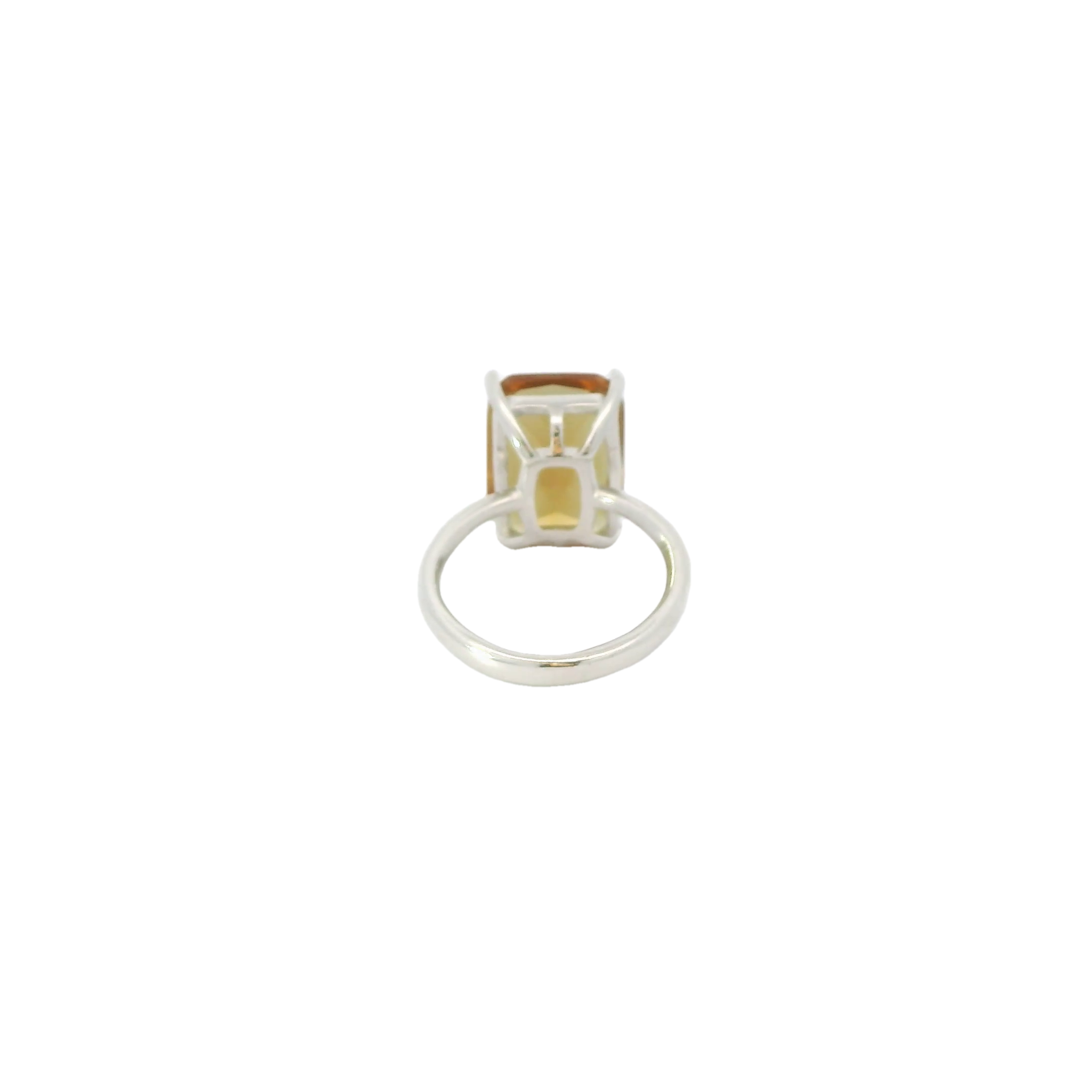 ZULTANITE COLOR CHANGING CZ RING, STERLING SILVER (EMERALD SHAPE)