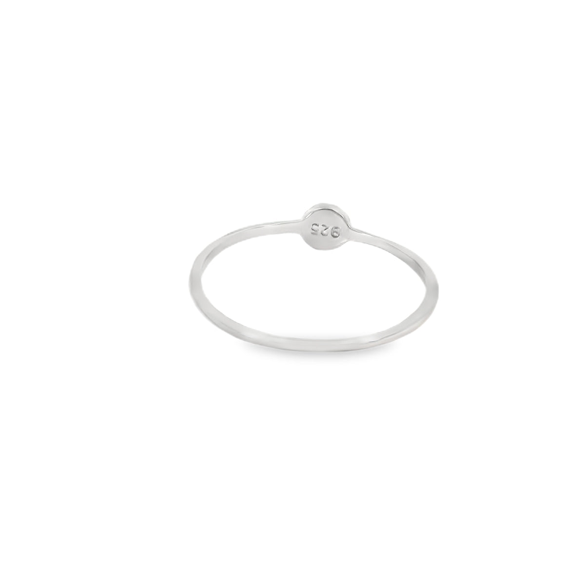 White Evil Eye Ring